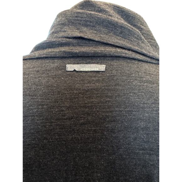 Icebreaker Merino Wool Jersey Ariana Dress Small Breathable Outdoors UPF Gray - Picture 5 of 12